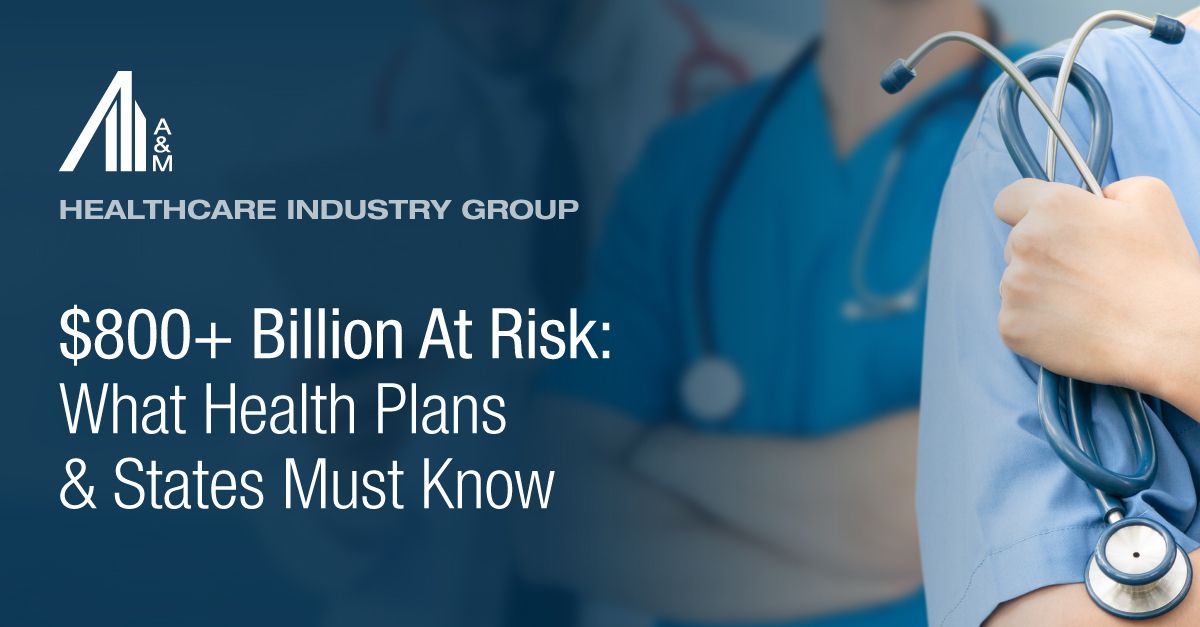 Impending Medicaid Funding Reductions — Strategic Implications for Health Plans, State Budgets and Vulnerable Populations