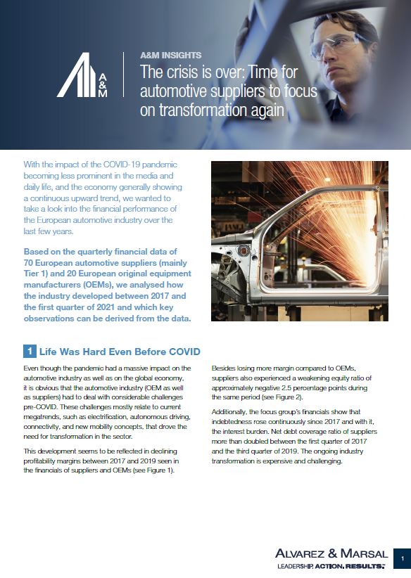 automotive suppliers europe