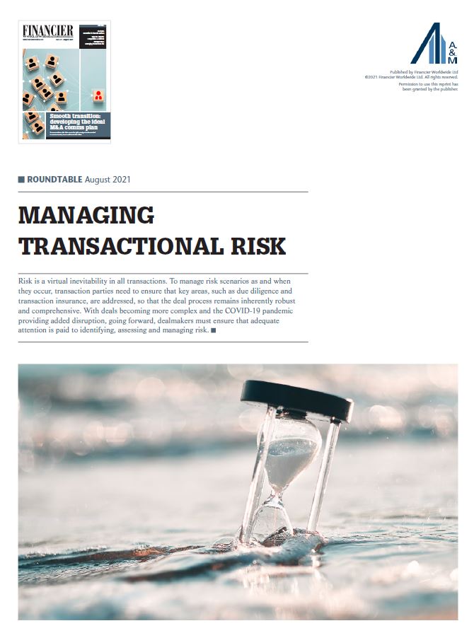 Managing Transactional Risk Alvarez & Marsal Management Consulting