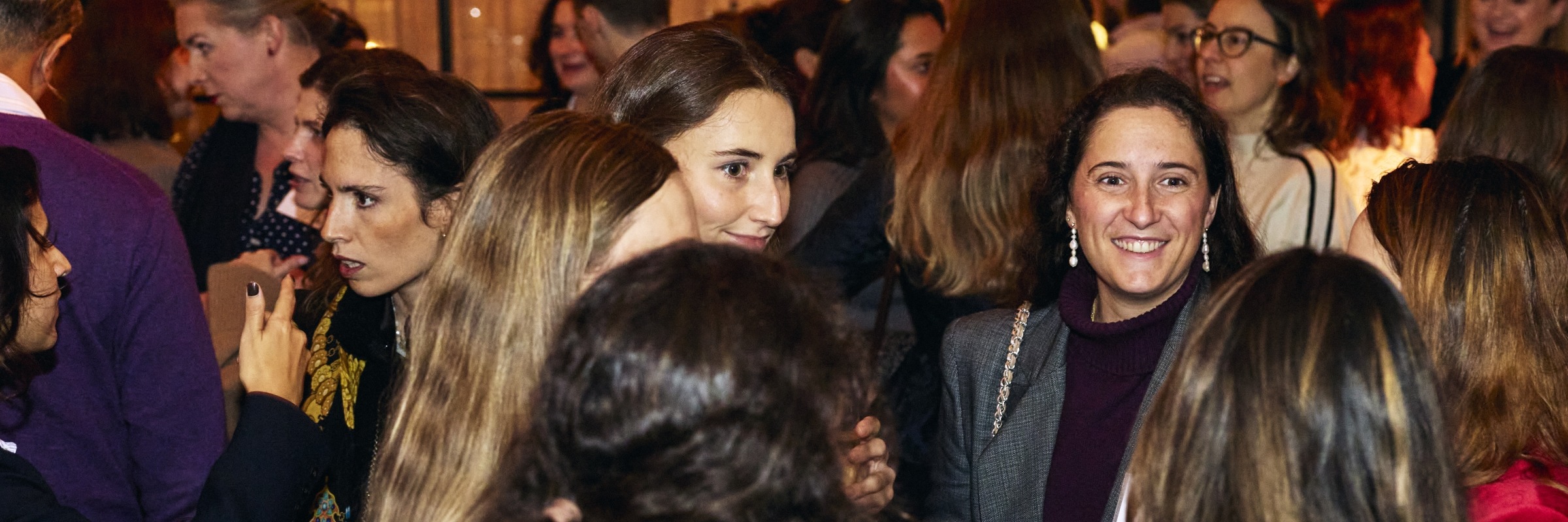 Guests at women in PE event