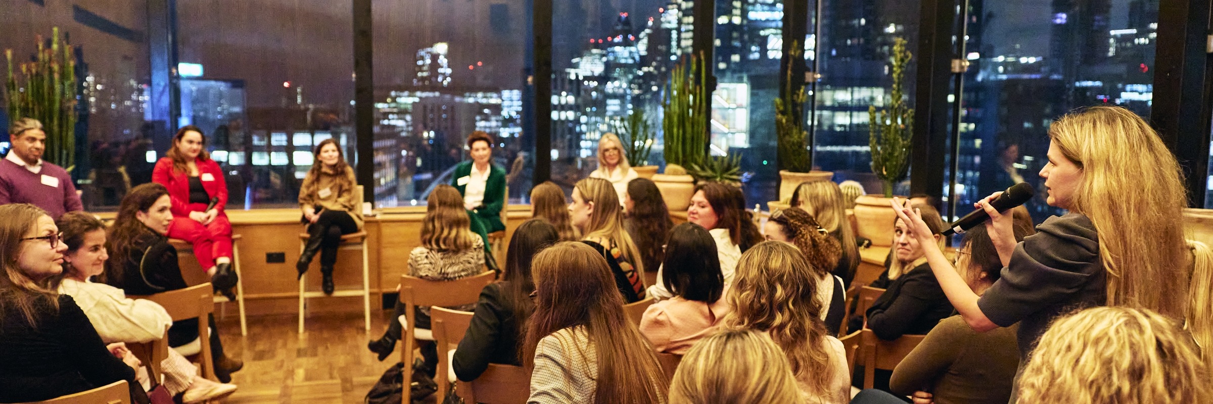 speakers at women in private equity event